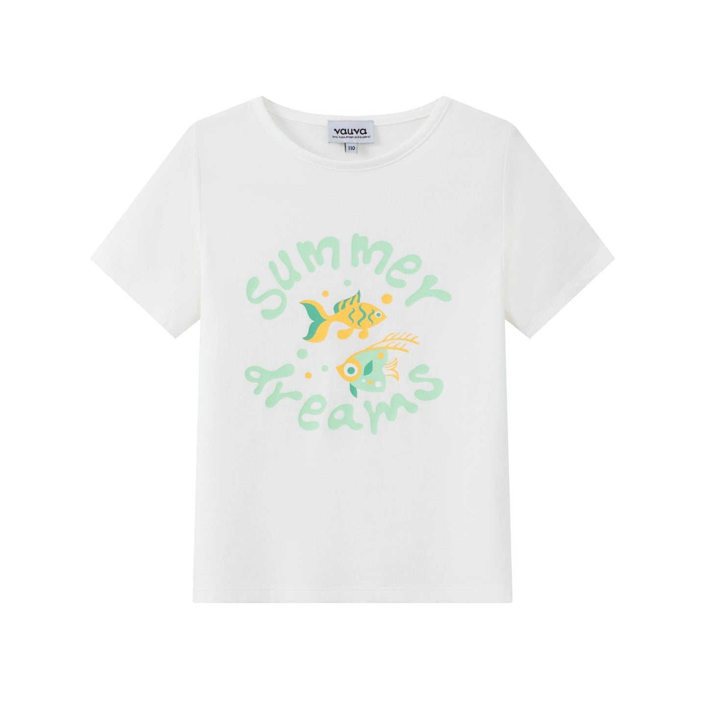Toddler Summer Dreams Fish Print T-Shirt Top