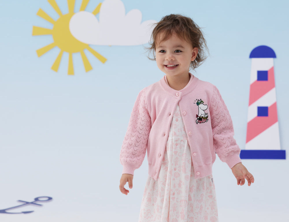 Baby Girls Moomin Long Sleeve Cardigan