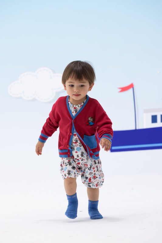 Baby Thingumy & Bob Embroidered Cardigan