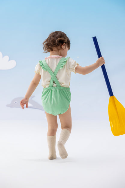 Baby Girl's Organic Cotton Sleeveless Romper