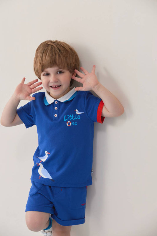 Organic Cotton Baby Boy Polo Shirt