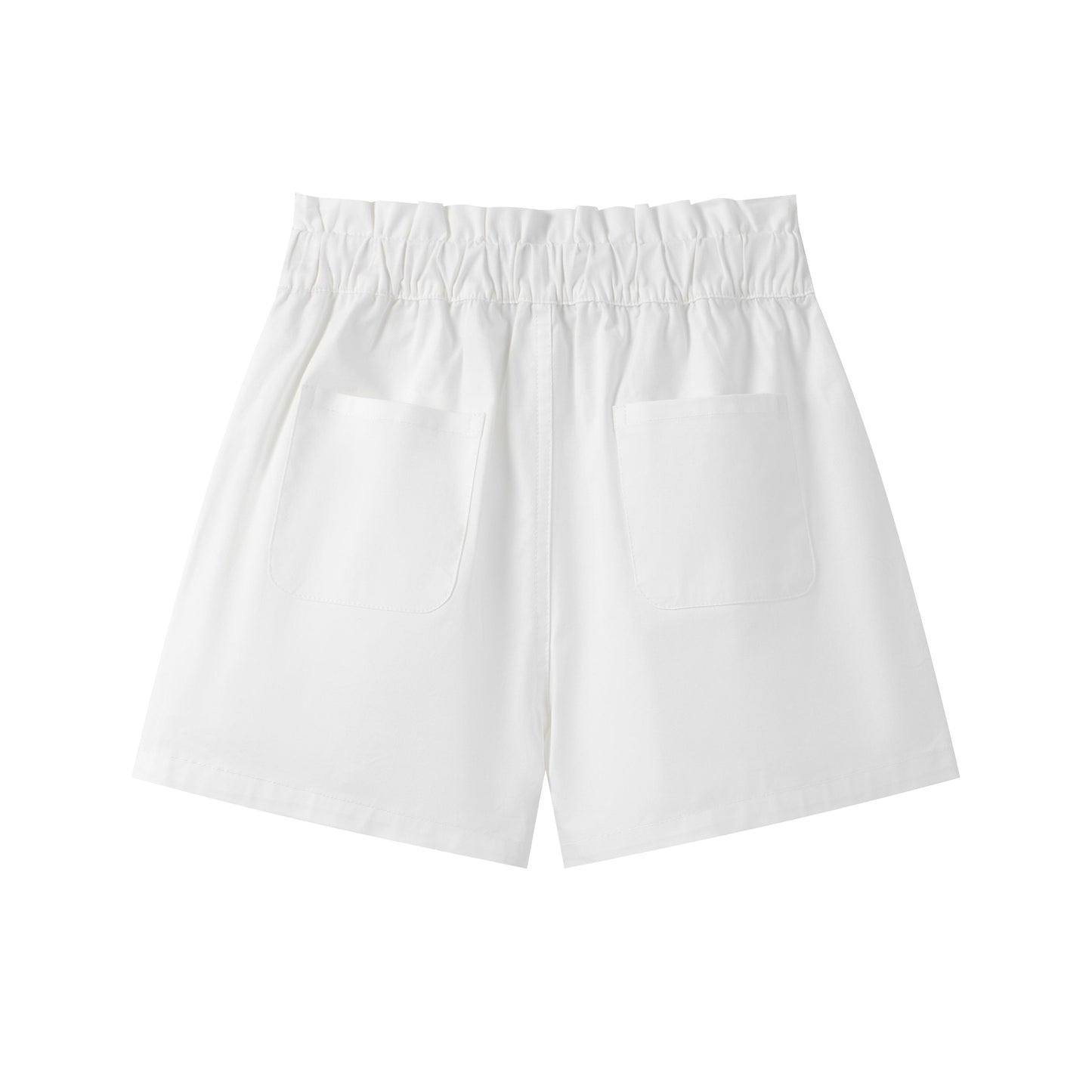 Toddler Girl Plain Print With Butterfly Knot Shorts