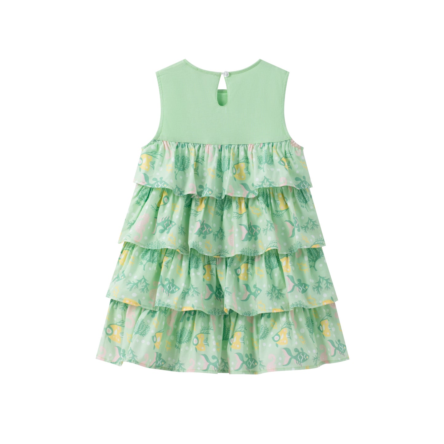 Toddler Girl Ruffle Short Sleeves Dress