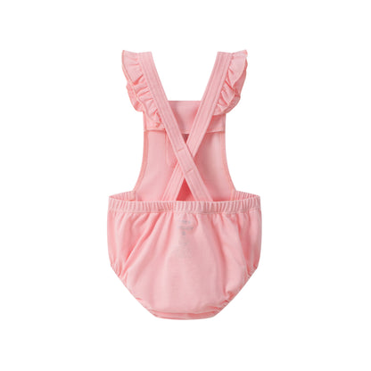 Baby Girl's Organic Cotton Sleeveless Romper
