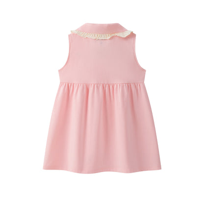 Baby Girl's Organic Cotton Plain Dress