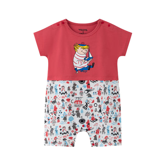 Baby Boys Too-Ticky Short Sleeve Romper