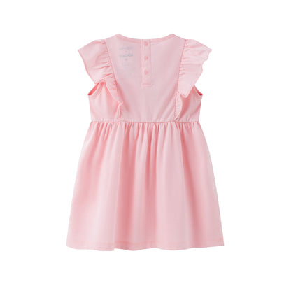 Baby Girl Moominmamma Embroidered Short Sleeve Dress