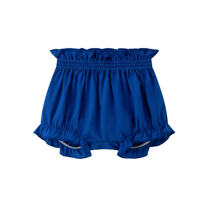 Baby Girl Plain Print Short Sleeve Top & Bottom Set