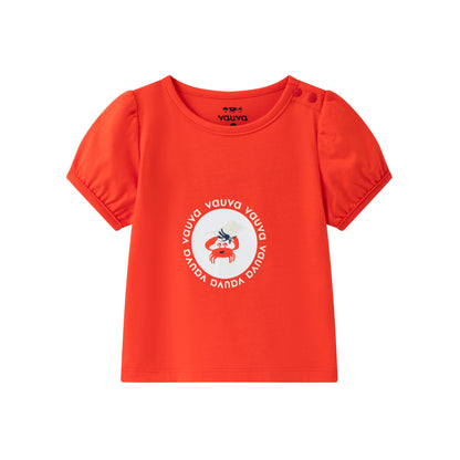 Baby Crab Print T-Shirt & Shorts Set