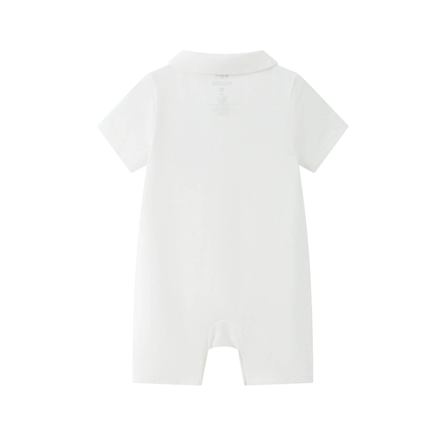 Vauva SS24 - Baby Boy Polo White Shortie Romper