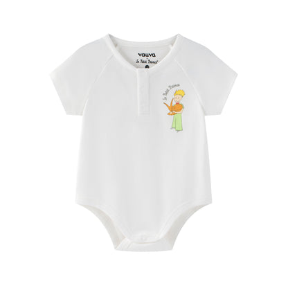 Baby Boy Yarn Dyed Stripe Bodysuit Little Prince Combo Set