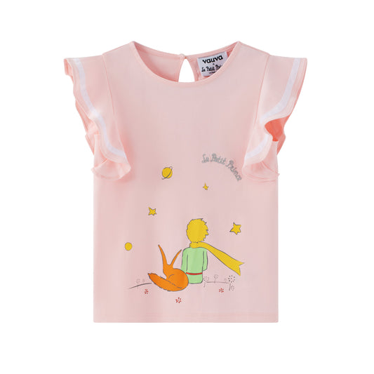 Toddler Girl's Little Prince Print T-Shirt