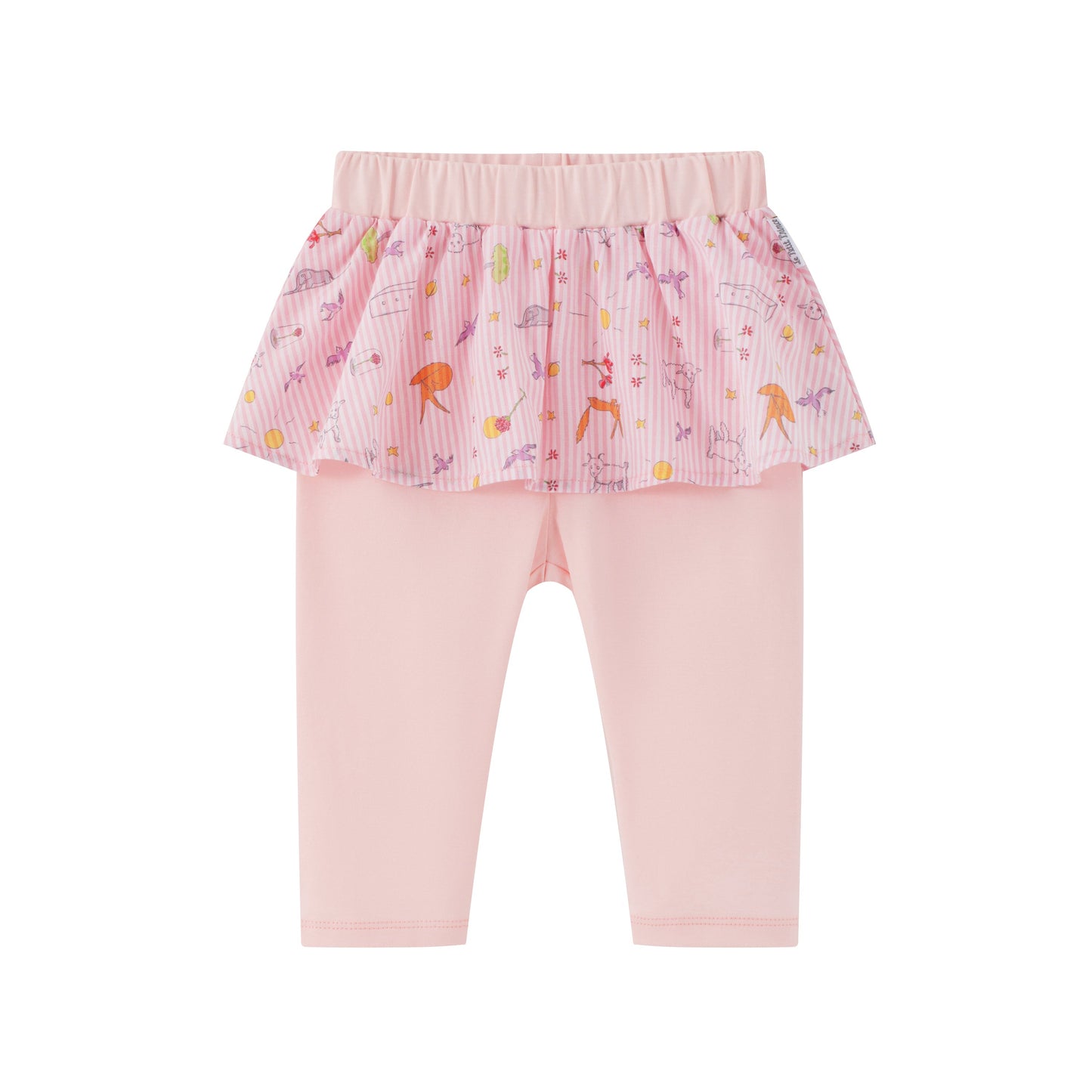 Baby Girl Yarn Dyed Stripe Frill Pants