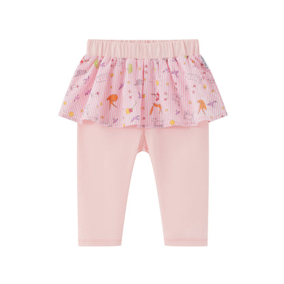 Baby Girl Yarn Dyed Stripe Frill Pants