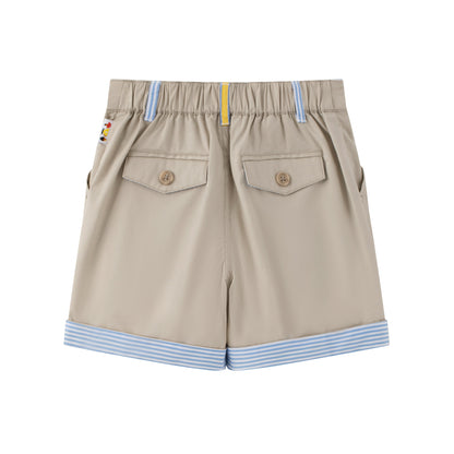 Toddler Little Fox Embroidered Shorts