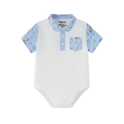 Baby Boy Yarn Dyed Stripe Bodysuit