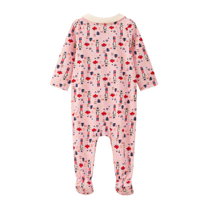 Nutcracker-Print Romper