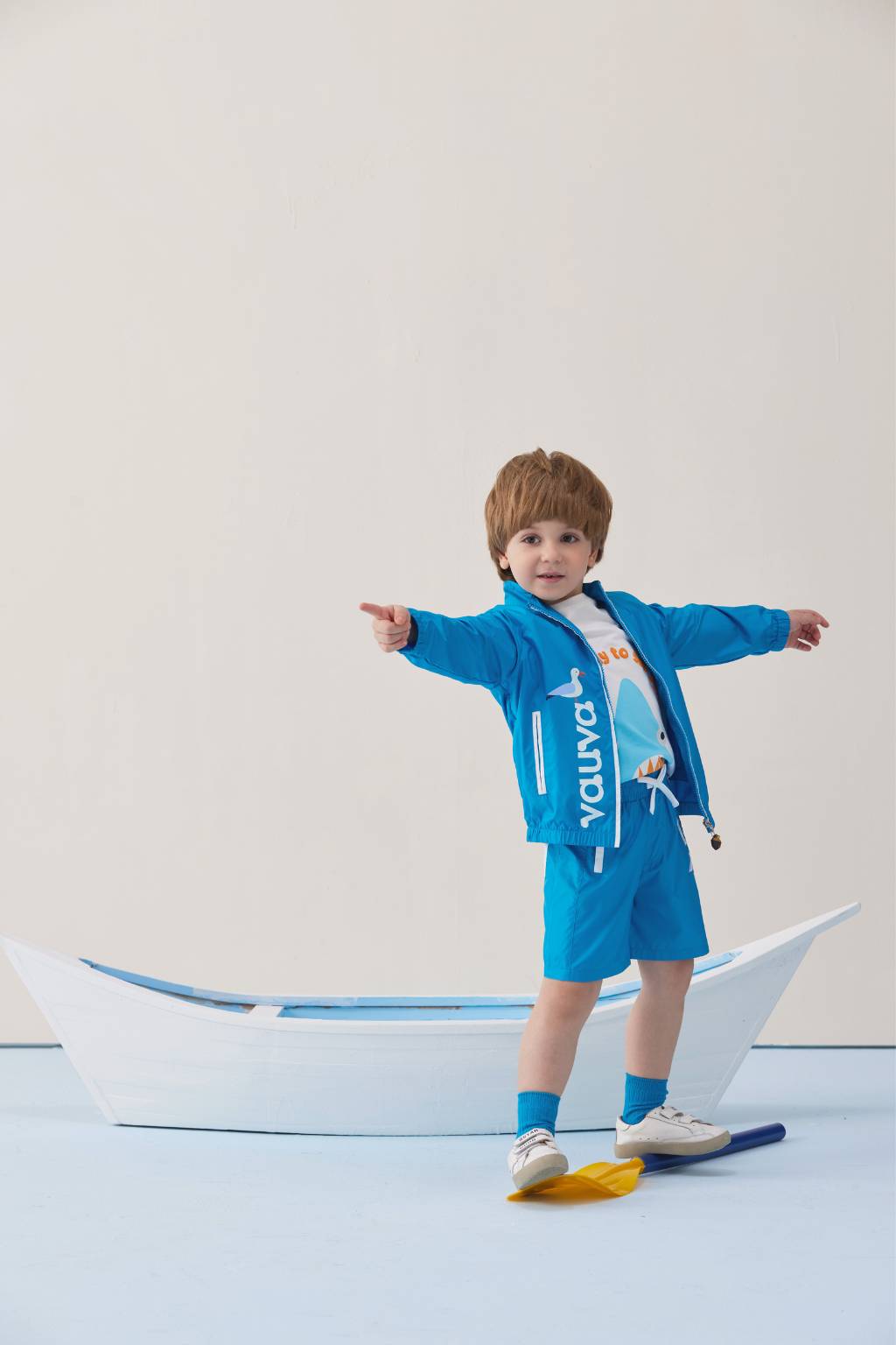 Toddler Logo Print Uv Protection Jacket
