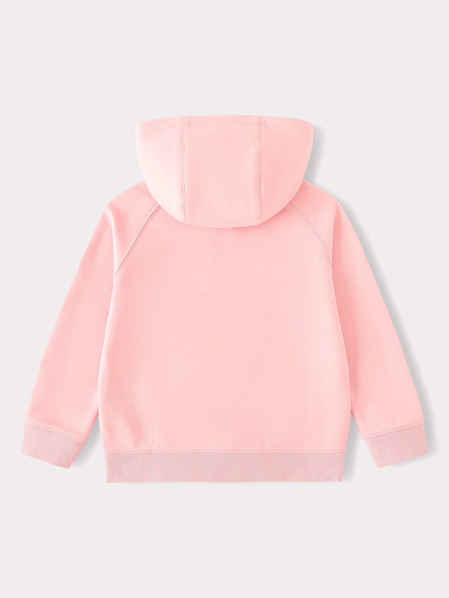 Kid Long Sleeve Embroidery Zipped Hoodie