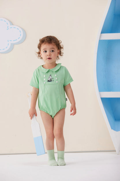 Baby Boy Moomin Embroidered Bodysuit