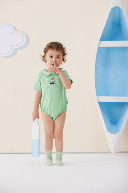 Baby Boy Moomin Embroidered Bodysuit