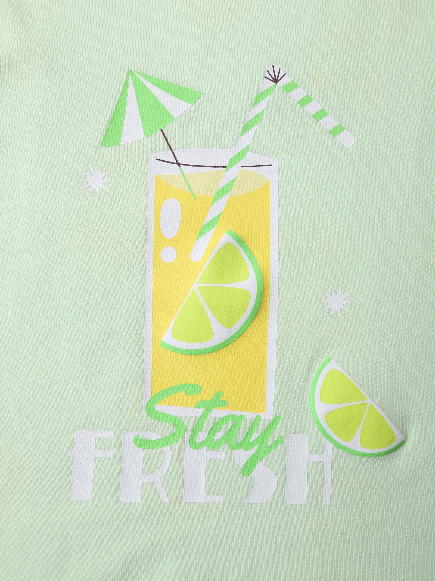 Kid All-Over Lemon Tea Print Tank Top
