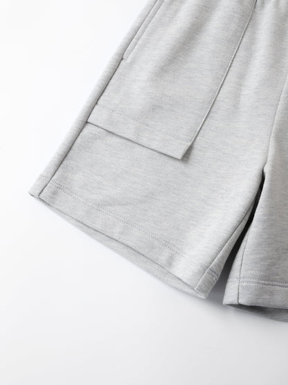 Kid Logo Patch Sweat Shorts