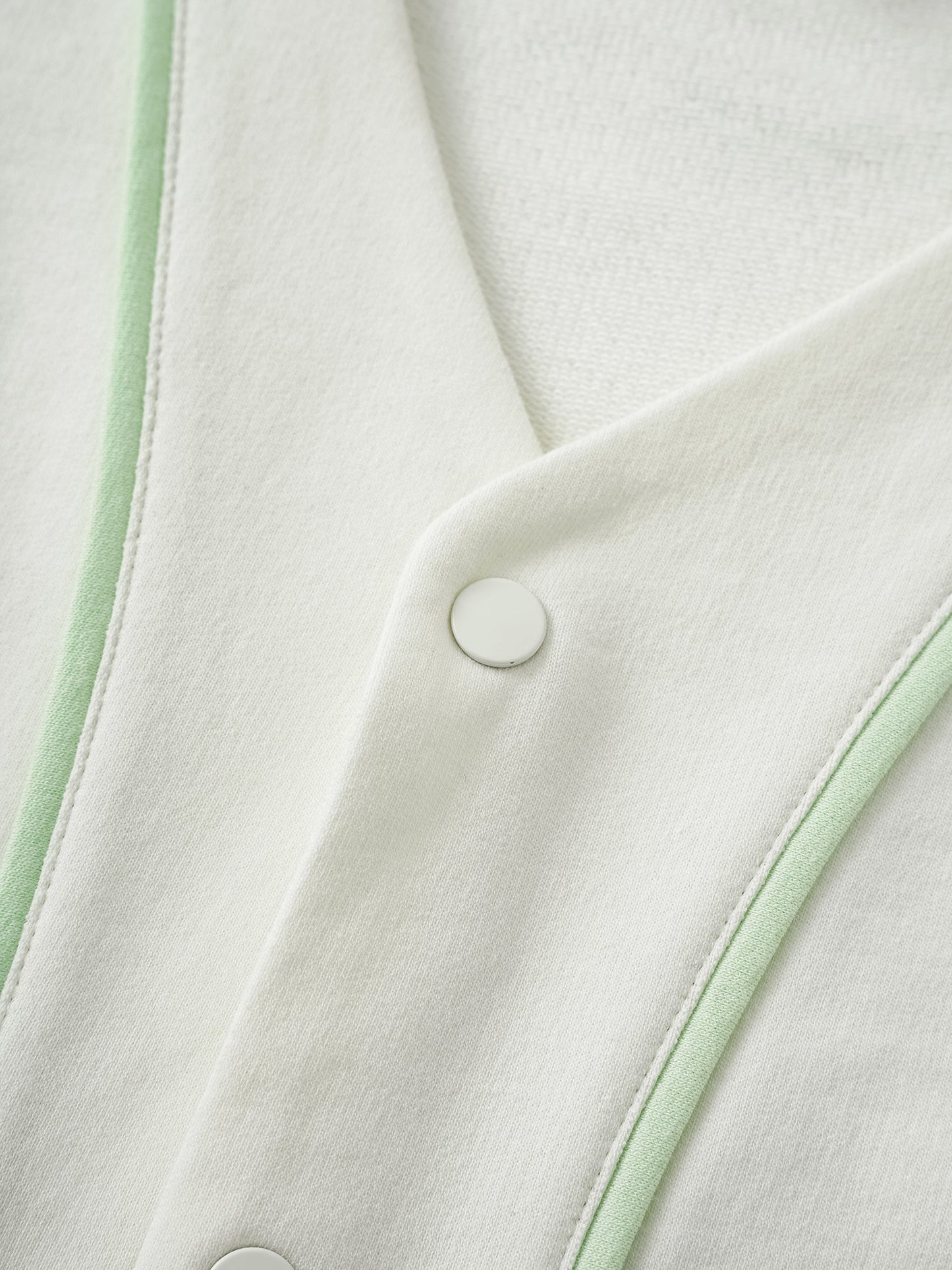 Kid Logo Embroidery Open Chest Jacket