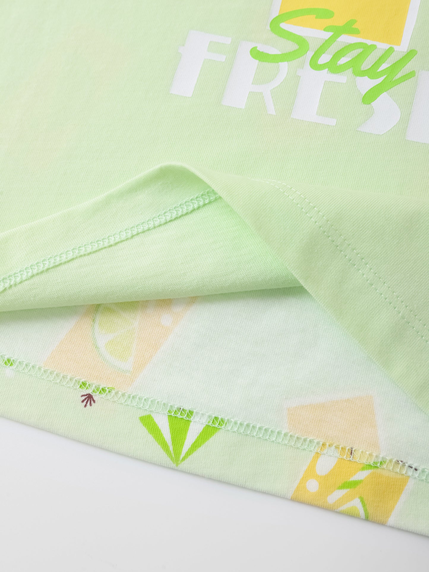 Kid All-Over Lemon Tea Print Tank Top