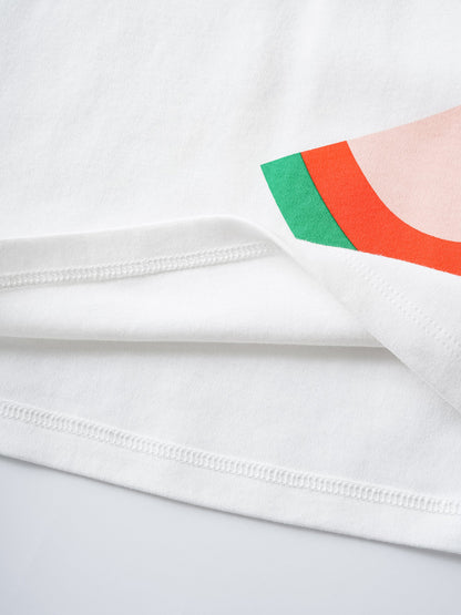 Kid Short Sleeve Watermelon Print Tee