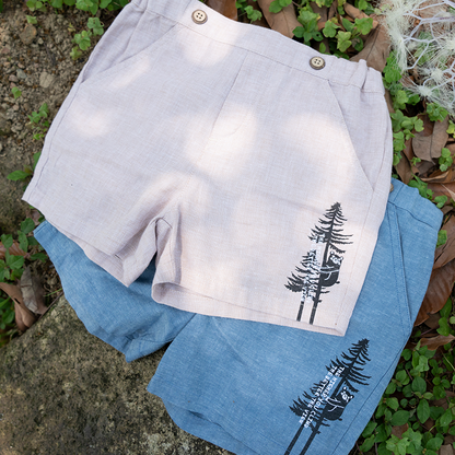 Boy Climbing Bear Shorts