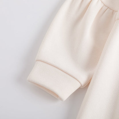 Character-Print Puritan Collar Sweatdress
