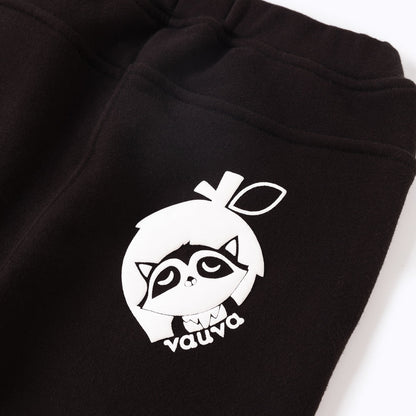 Boys Puffy Raccoon Causal Long Pants