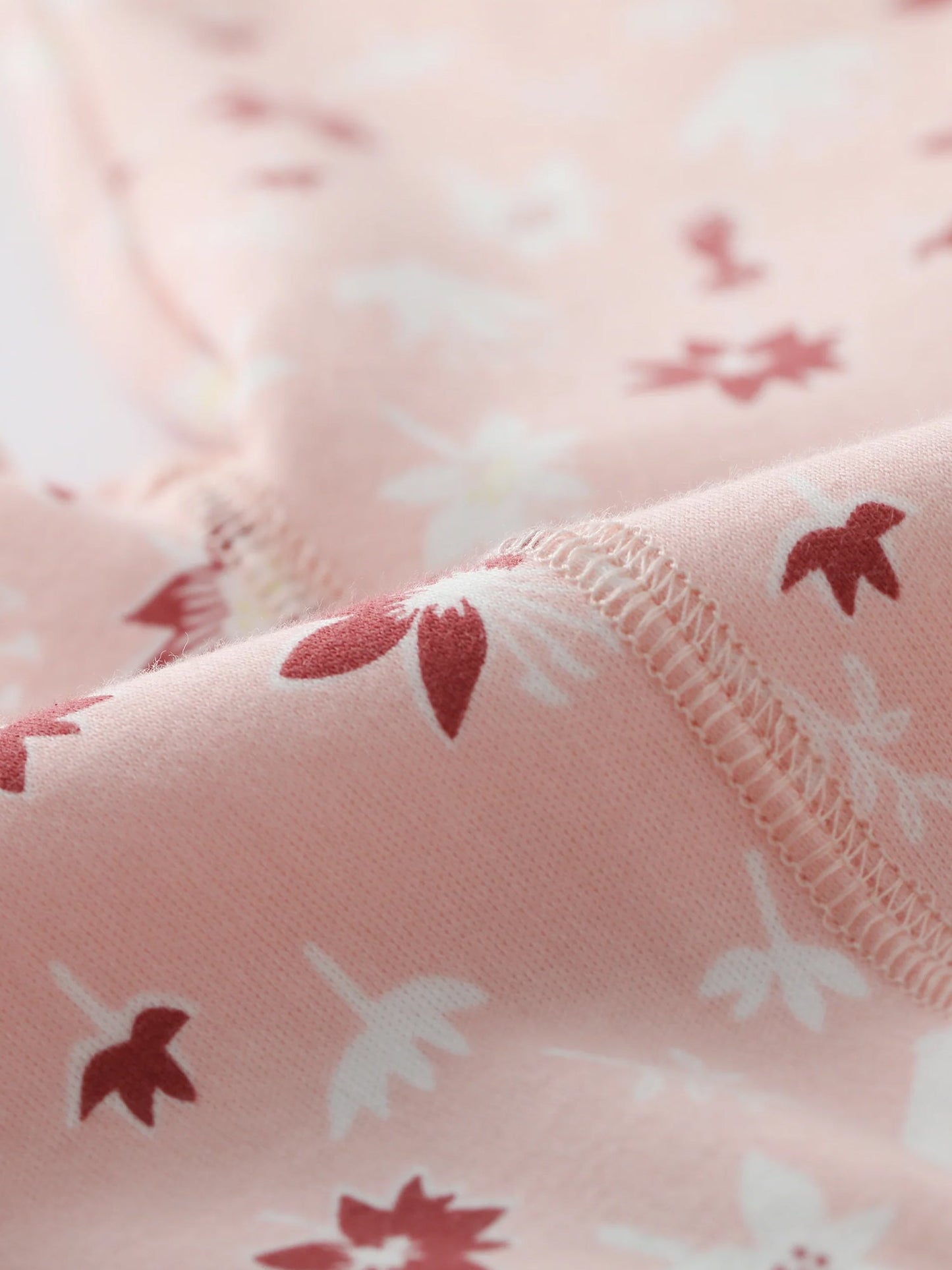 Baby Unisex Nordic Style All Over Print Cotton High Waist Trousers Pants