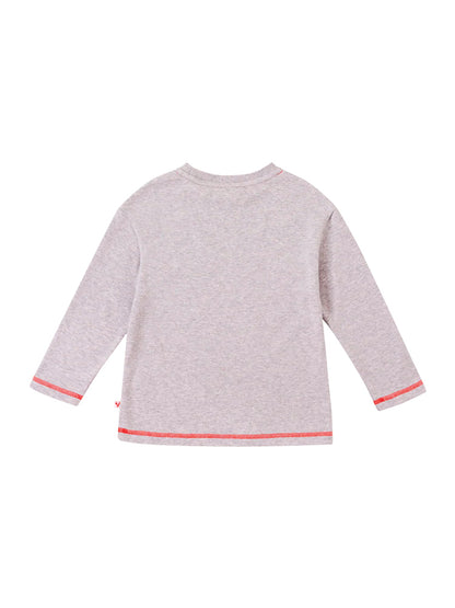 Boys Raccoon Play All Day Long Sleeves Tee