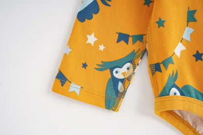 Owl-Print Baby Set
