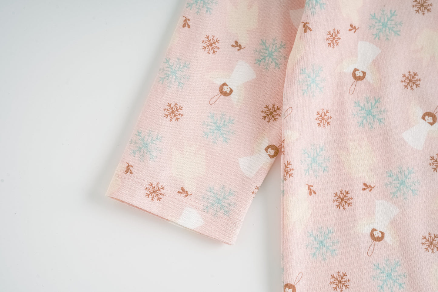 Angel-Print Baby Set