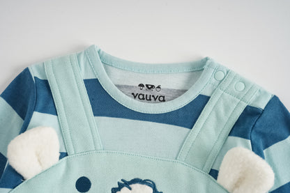 Bear Embellished 2-In-1 Romper