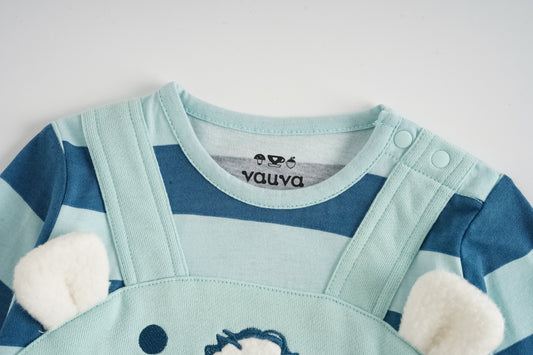 Bear Embellished 2-In-1 Romper