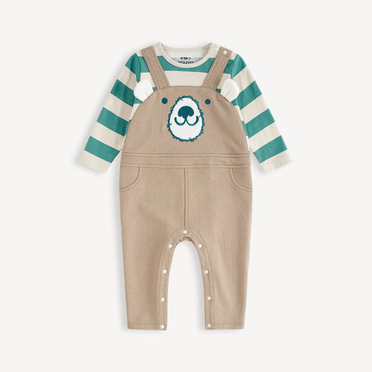 Bear Embellished 2-In-1 Romper