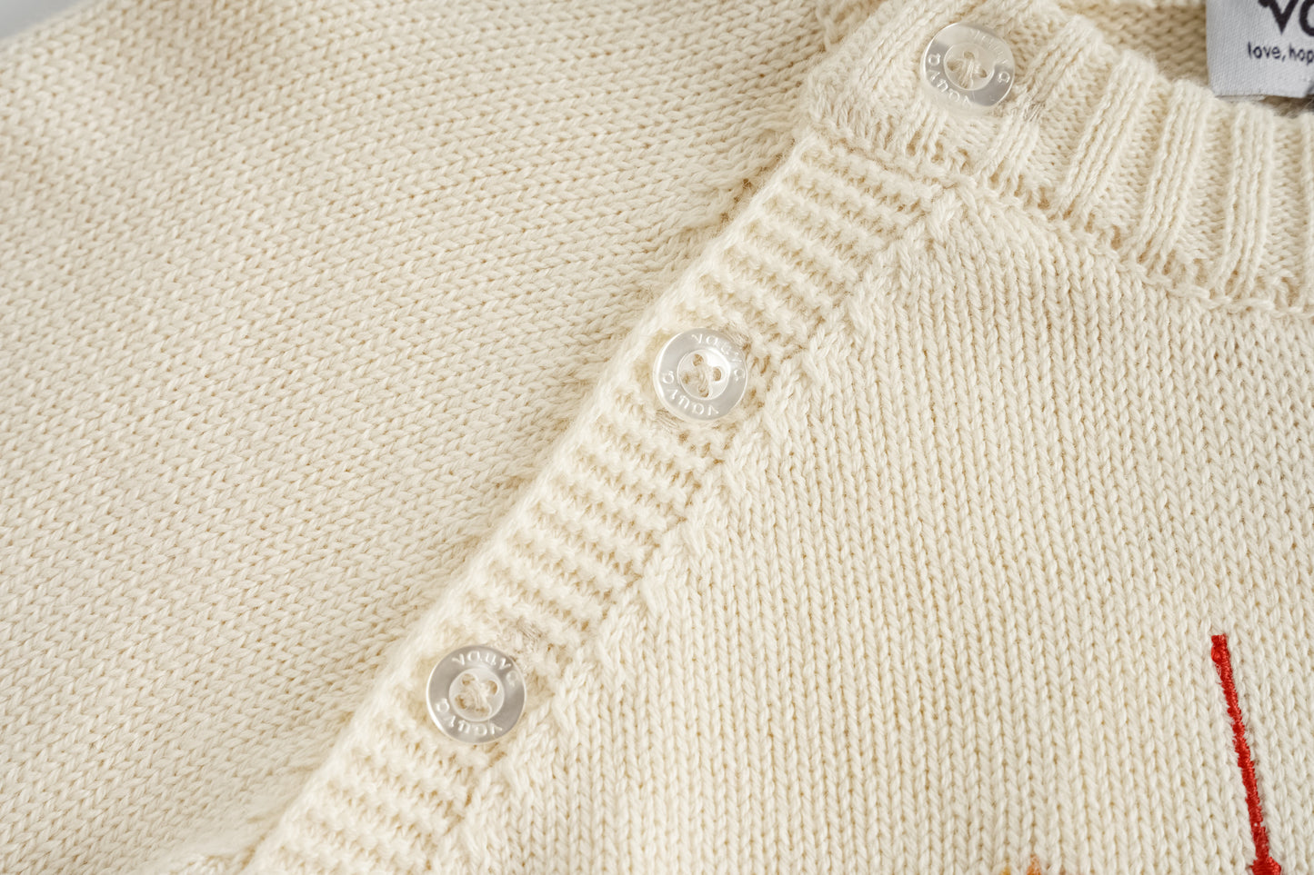 Nutcracker-Embroidered Crew Neck Jumper
