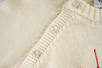 Nutcracker-Embroidered Crew Neck Jumper