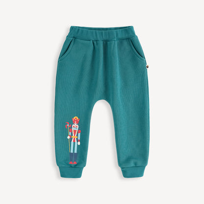 Nutcracker-Print Joggers