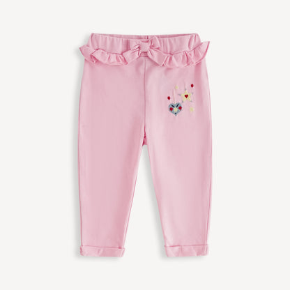 Embroidered Fill Trouseres