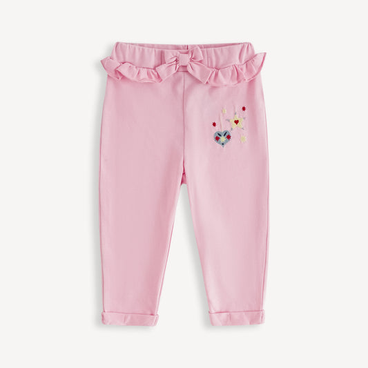Embroidered Fill Trouseres