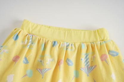 Unicorn-Print Skirt & Leggings