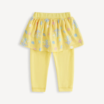 Unicorn-Print Skirt & Leggings