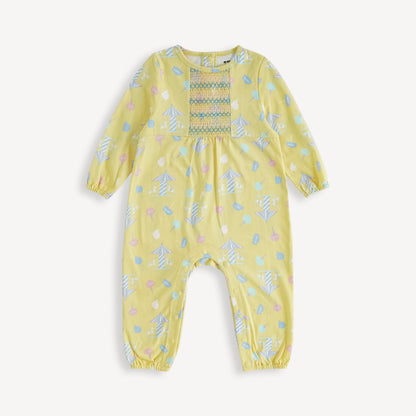 Unicorn-Print Romper