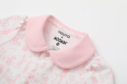 Baby Girl All Over Print Short Sleeve Dress