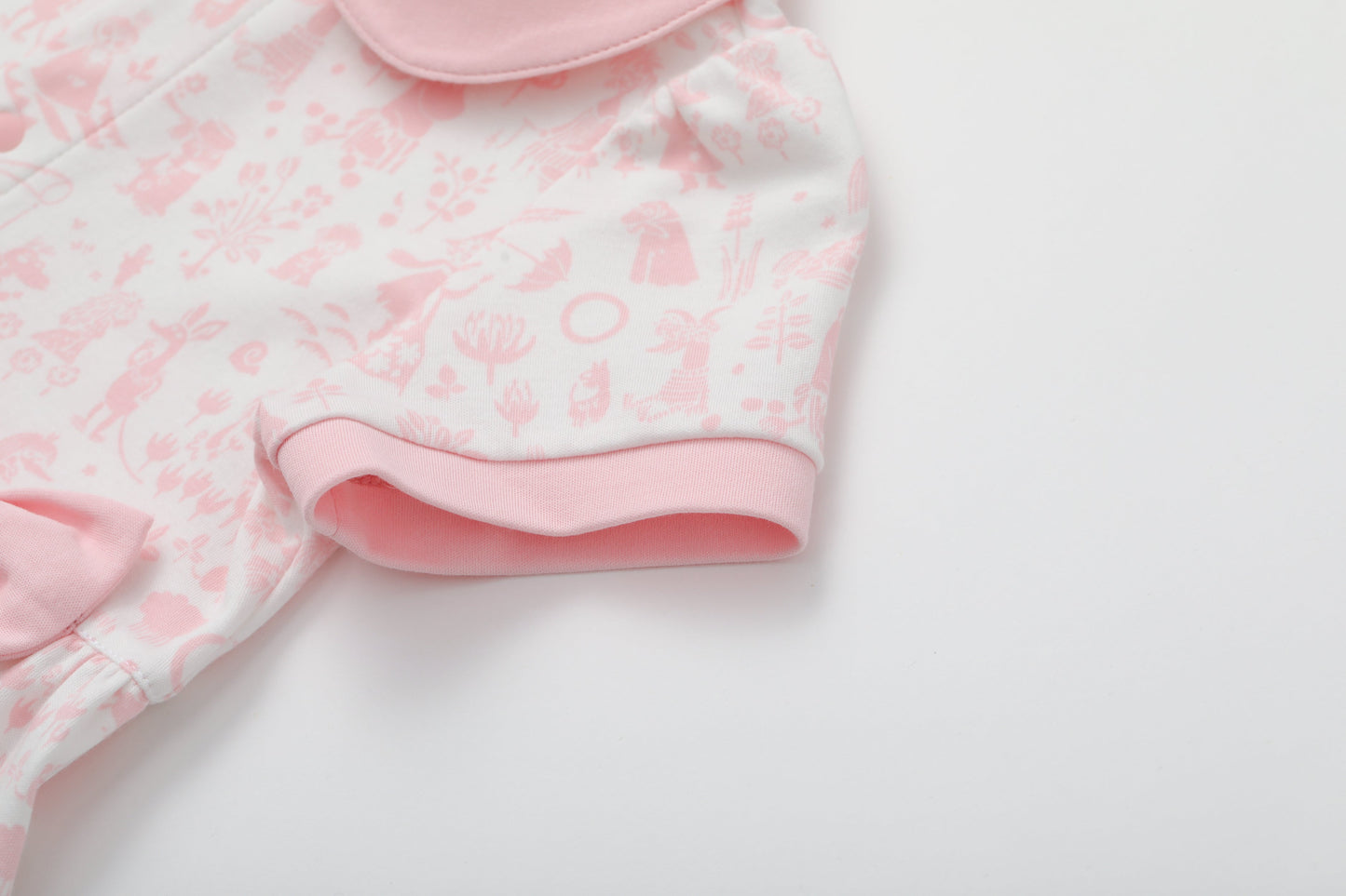 Baby Girl All Over Print Short Sleeve Dress